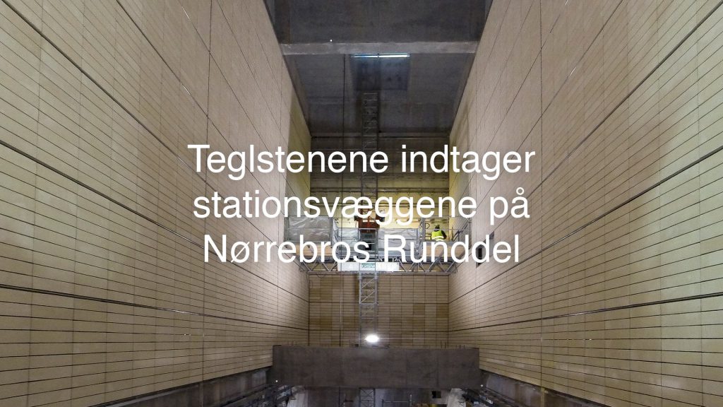 Støbning af toppladen på tunnelskakten i Nørrebroparken